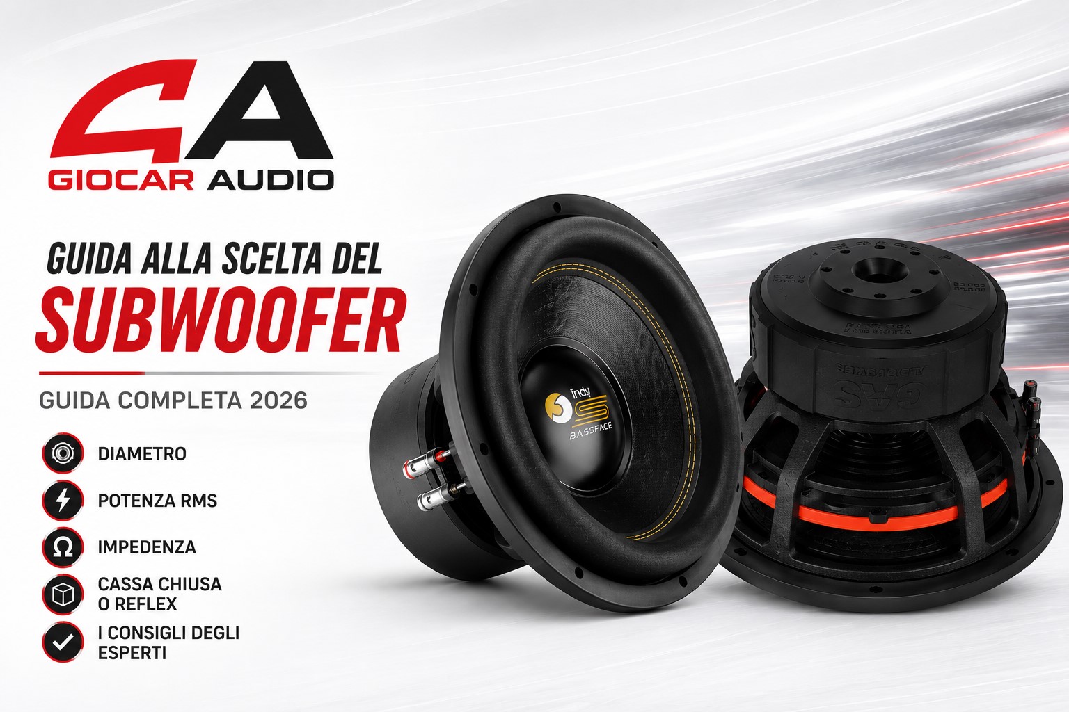 Come scegliere il subwoofer auto perfetto: guida completa 2026