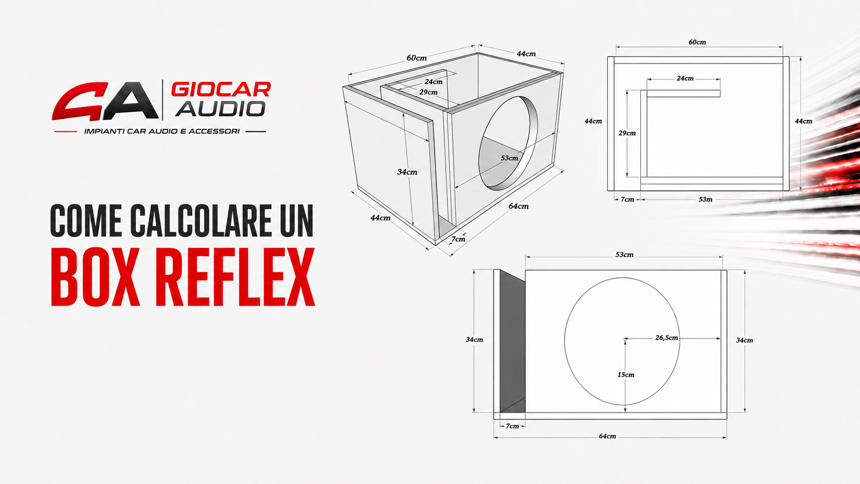 Come calcolare un box reflex senza errori